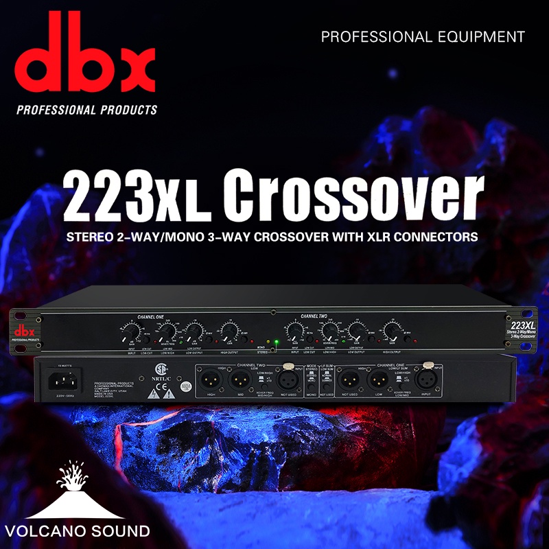 dbx-223xl-crossover-sound-best-cossover-223xl-ยี่ห้อ-ซาวด์เบส-ครอสโอเวอร์-รุ่น-223-ครอส2ทาง-ครอส-2ทาง-2-ทาง-ครอสตัดเสียง
