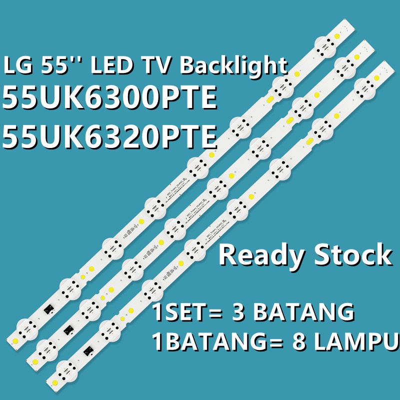 ไฟแบ็คไลท์ LED 55 นิ้ว 55UK6300PTE 55UK6320PTE 55UK6300 55UK6320 LG 55 ...