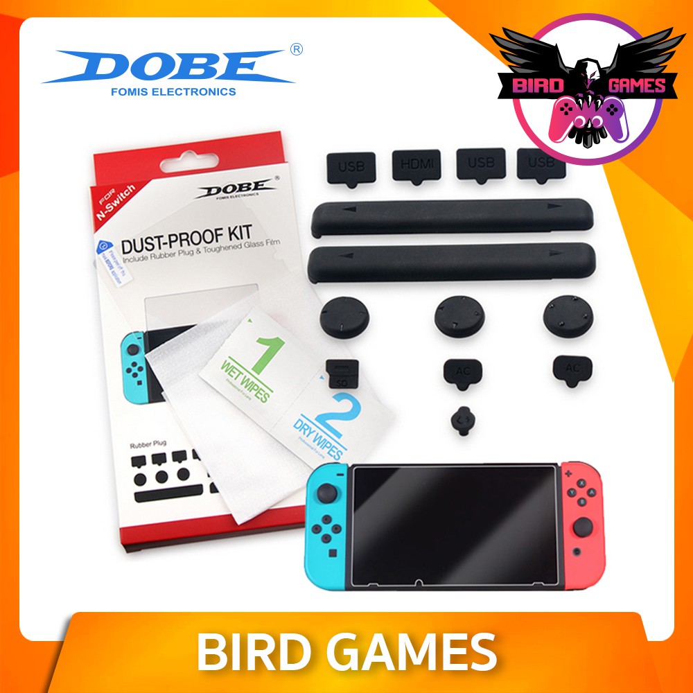 กันฝุ่น + กันรอยกระจก Dobe Switch Dust Proof Kit [กันฝุ่นเครื่อง ...