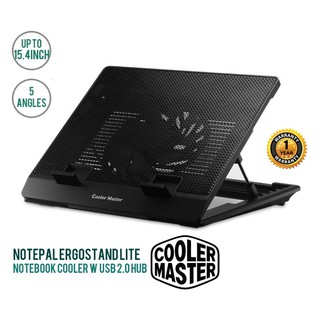 Cooler Pad NOTEPAL ERGOSTAND LITE Laptop Cooling Pad CoolerMaster พัดลมระบายความร้อน ปรับองศาได้ รับประกันศูนย์ไทย 1 ปี