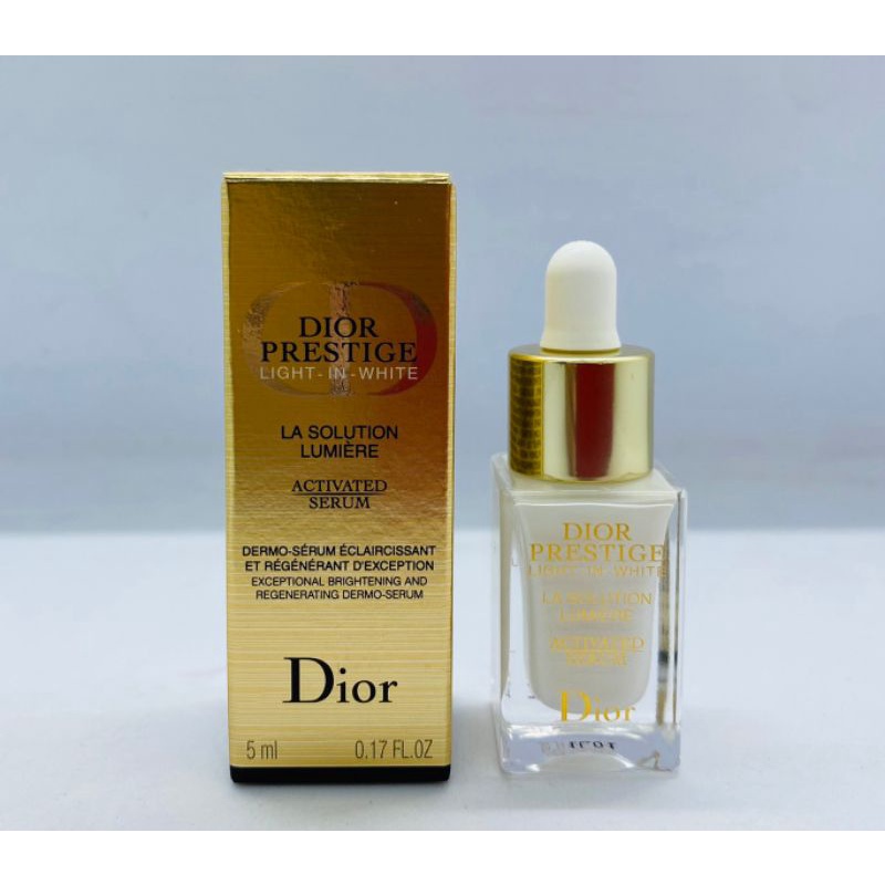 Dior Prestige Light In white La Solution Lumiere Activated Serum ของแท้ ...