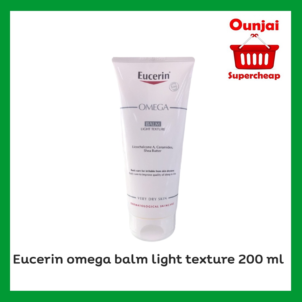 ภาพสินค้าEucerin omega balm light texture 200 ml ยูเซอรีนโอเมก้า บาล์ม ใช้ได้ตั้งแต่แรกเกิด จากร้าน ounjaisupercheap บน Shopee ภาพที่ 1