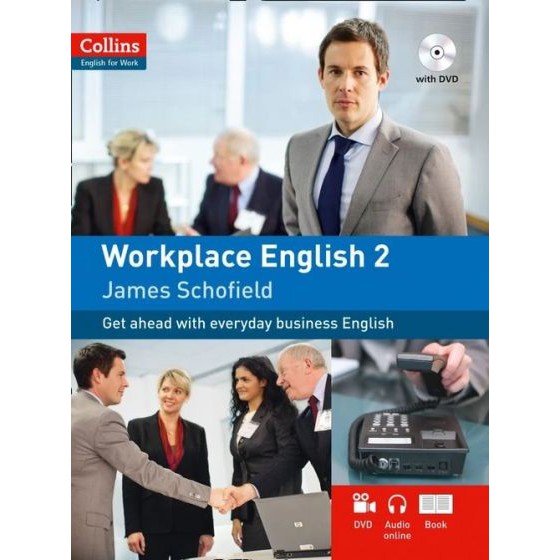 ภาพหน้าปกสินค้าDKTODAY หนังสือ COLLINS WORKPLACE ENGLISH 2 WITH AUDIO DOWNLOAD
