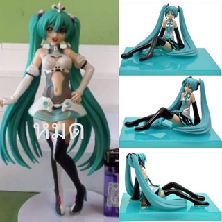 (แท้/มือสอง/กล่องไม่สวย)  SEGA Hatsune Miku Fairy of Music Figure  ,Sega Racing Miku 2012 Premium Figure