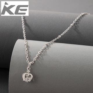 South Korea Korean version of the simple female crown smart clavicle chain creative design sin