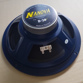 ดอกลำโพงกลางเบส ขอบโฟม Nanova ขนาด 10” 100W รุ่น D-30 (ราคาต่อดอก) เสียงดี Made in Thailand