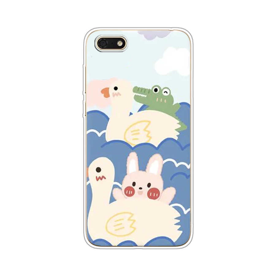 Huawei Y5 2018 Y5 Prime 2018 Y9 2018 Y3 2017 เคส TPU นิ่ม ซิลิโคน ...