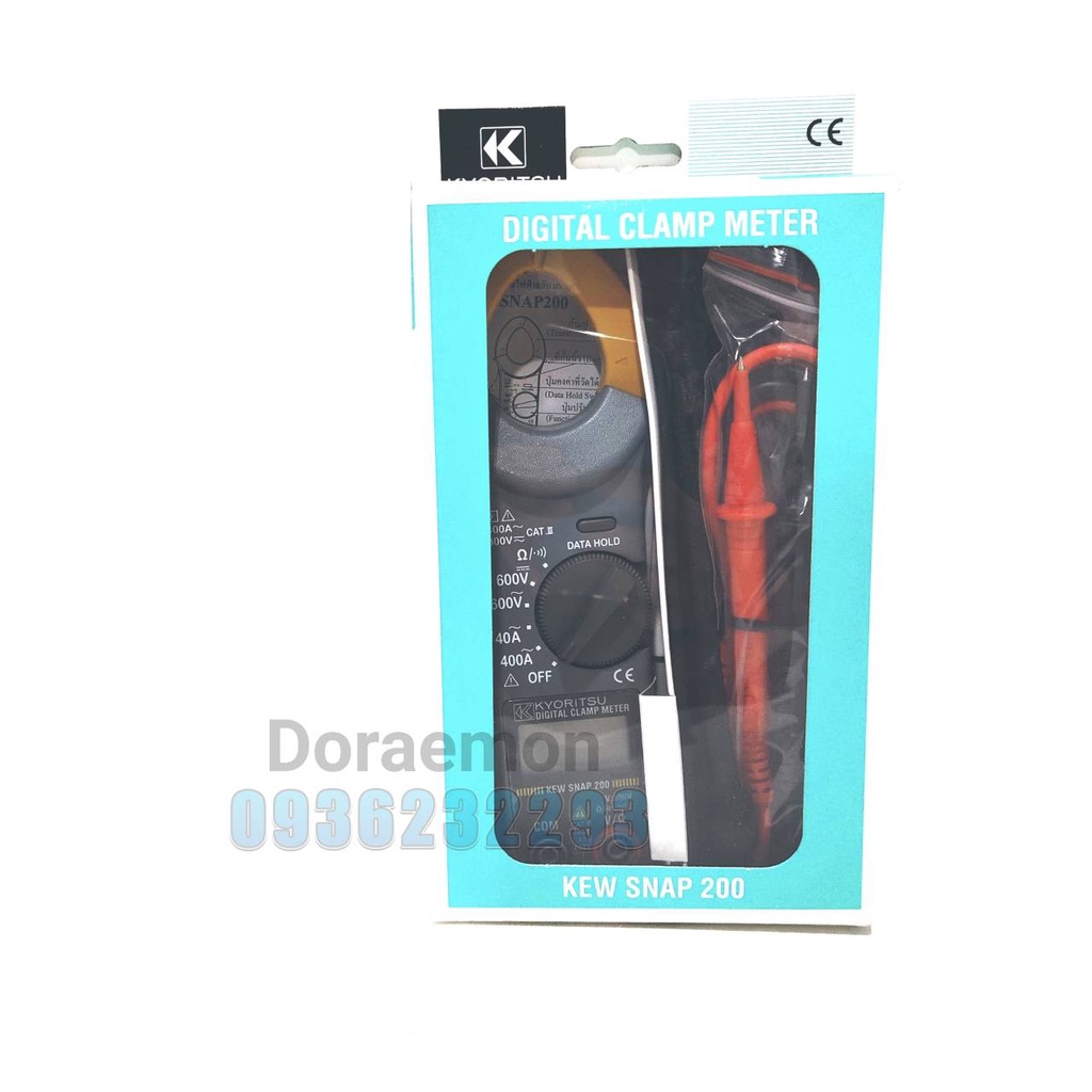 kyoritsu-รุ่น-kew-snap-200-ของแท้-100-แคลมป์มิเตอร์-ดิจิตอล-digital-clamp-meter-คีบแอมป์-แคล้มมิเตอร์-มัลติมิเตอร์