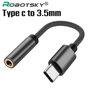 Type c to 3.5mm Jack Converter Earphone Audio Adapter Cable USB C to 3.5 AUX Cable For Huawei P30 pro Xiaomi Mi 9 8.