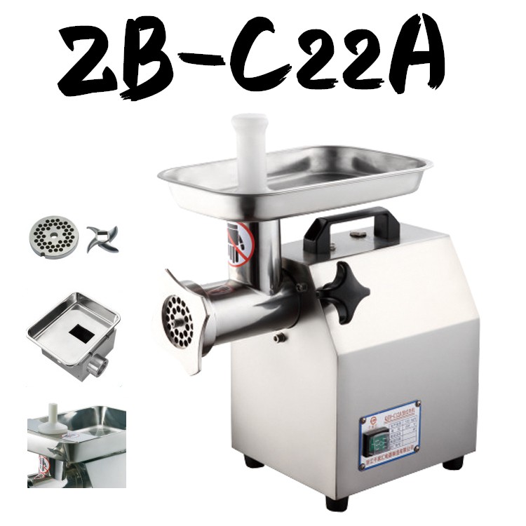 zb-c22a-เชิงพาณิชย์เต็มรูปแบบสแตนเลสเครื่องบดเนื้อ