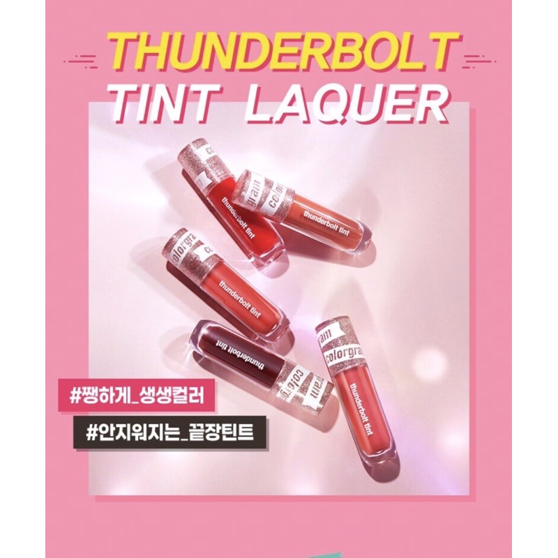 พรีออเดอร์-และพร้อมส่ง-colorgram-thunderbolt-tint-lacquer-colorgram-multi-cube-palette