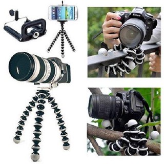 ขาตั้งกล้องหนวดปลาหมึก พร้อมหัวต่อ Tripod mobile holder(ดำ)