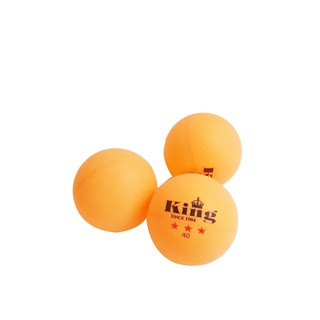 สินค้า King ลูกปิงปอง 40 มม. 1x3 สำหรับฝึกซ้อม Table Tennis Ball