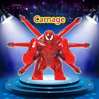 บล็อคตัวต่อ Carnage Venom Marvel ของเล่นสําหรับเด็ก ของขวัญวันเกิด