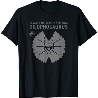 เสื้อยืดโอเวอร์ไซส์เสื้อยืด พิมพ์ลาย Juric World Dominion Dilophosaurus Venom Spitter สําหรับผู้ใหญ่S-3XL