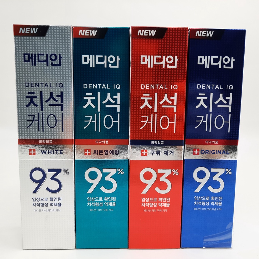 ยาสีฟันเกาหลี-100-median-dental-120g-made-in-korea-ของแท้-ฟันขาว-ลดกลิ่นปาก-ดีเยี่ยม