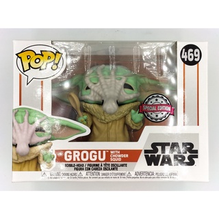 Funko Pop Star Wars - Grogu With Chowder Squid #469