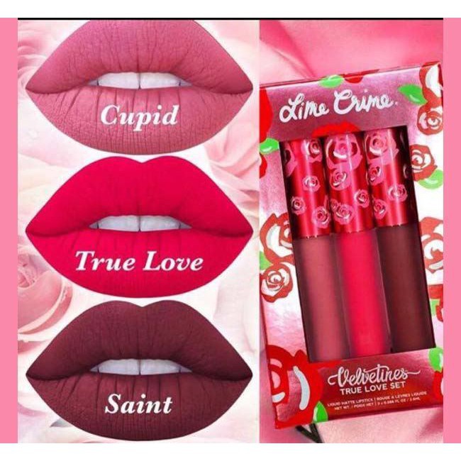 lime-crime-velvetine-true-love-set-3-สี-ลิปสติก-ของแท้