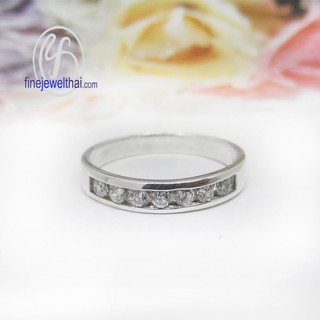 Finejewelthai แหวนเพชรสังเคราะห์-แหวนเงินแท้ - R1161cz
