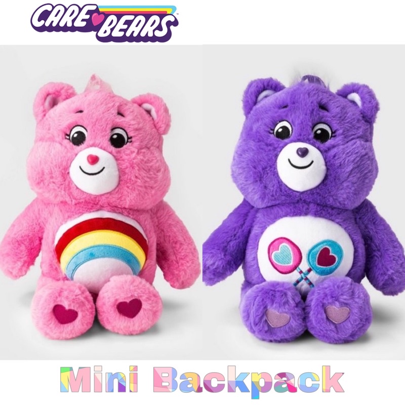 กระเป๋าสะพาย-ตุ๊กตาแคร์แบร์-carebears-mini-backpack-สินค้านำเข้าจากอเมริกาแท้