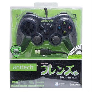 Anitech จอยเกมส์ สำหรับเล่นกับเครื่อง pc และโน๊ตบุค รุ่น Joy Pad J235 Black