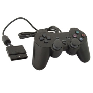 ภาพขนาดย่อของภาพหน้าปกสินค้าJoy Play จอย เพลย์ Play Station 2 Double Shock 2 Controller PS2 จากร้าน zeerwireless บน Shopee ภาพที่ 1