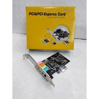 PCI e sound card ซาวด์การ์ด พร้อมส่ง PCI & PCI Express card