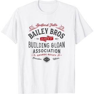 ตึก Bailey Brothers คริสต์มาส เสื้อยืดผ้าฝ้าย พิมพ์ลาย Holiday Classic สําหรับผู้ชาย