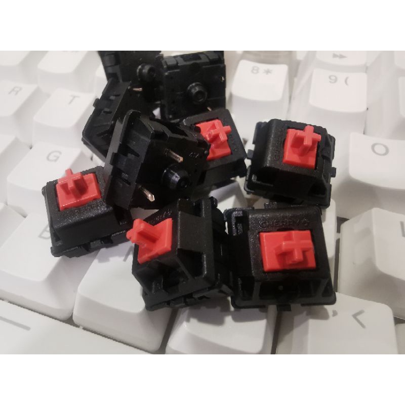 [มีของพร้อมส่ง] Cherry MX Silent Red ของแท้ Linear Silentสวิตช์ ...