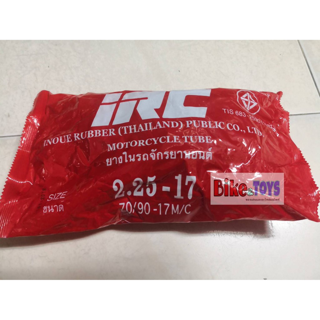 ยางใน-irc-เบอร์-2-00-2-25-2-50-ขอบ17-ราคา-88-บาทต่อเส้น-ทุกขนาด