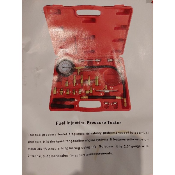 ภาพหน้าปกสินค้าชุดวัดแรงดันน้ำมันเชื้อเพลิง ALSO ชุดใหญ่ จากร้าน panitan0841455441 บน Shopee