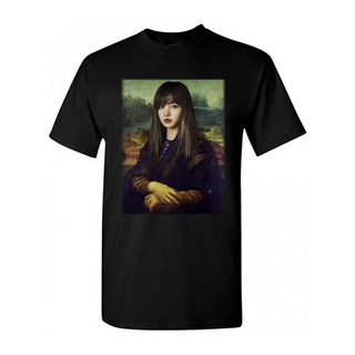 Pink Lisa Monalalisa Monalisa Parody - 100% Cotton Fitness Mens T-Shirt Christmas Gift เสื้อเชิ้ตแขนสั้น