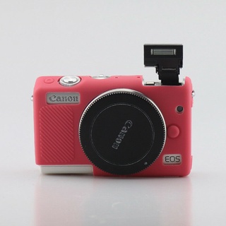 เคสกล้อง CAMERA CASE SILICONE CANON M100 ROSE (2041)