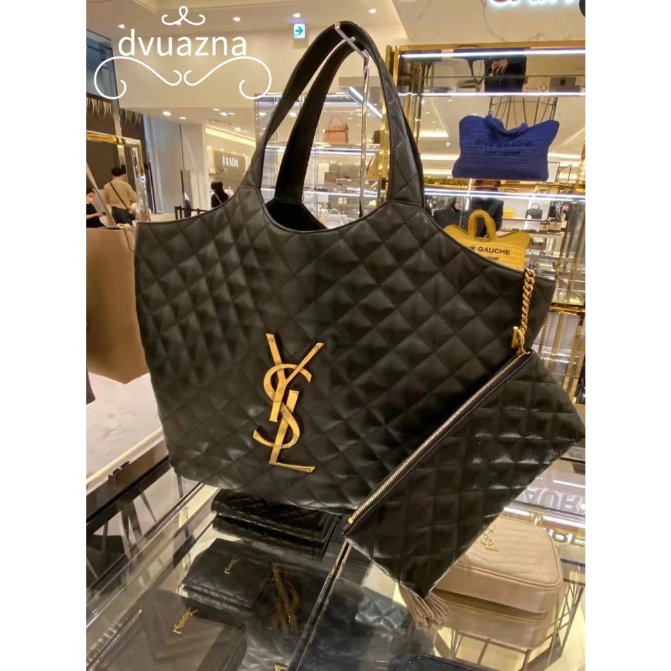 ของแท้-saint-laurent-ysl-icare-tote-bag-shoulder-bag