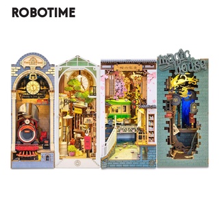 ภาพหน้าปกสินค้าRobotime Rolife หนังสือสี่ประเภท บ้านตุ๊กตาไม้จิ๋ว พร้อมเฟอร์นิเจอร์ DIY TGB ที่เกี่ยวข้อง