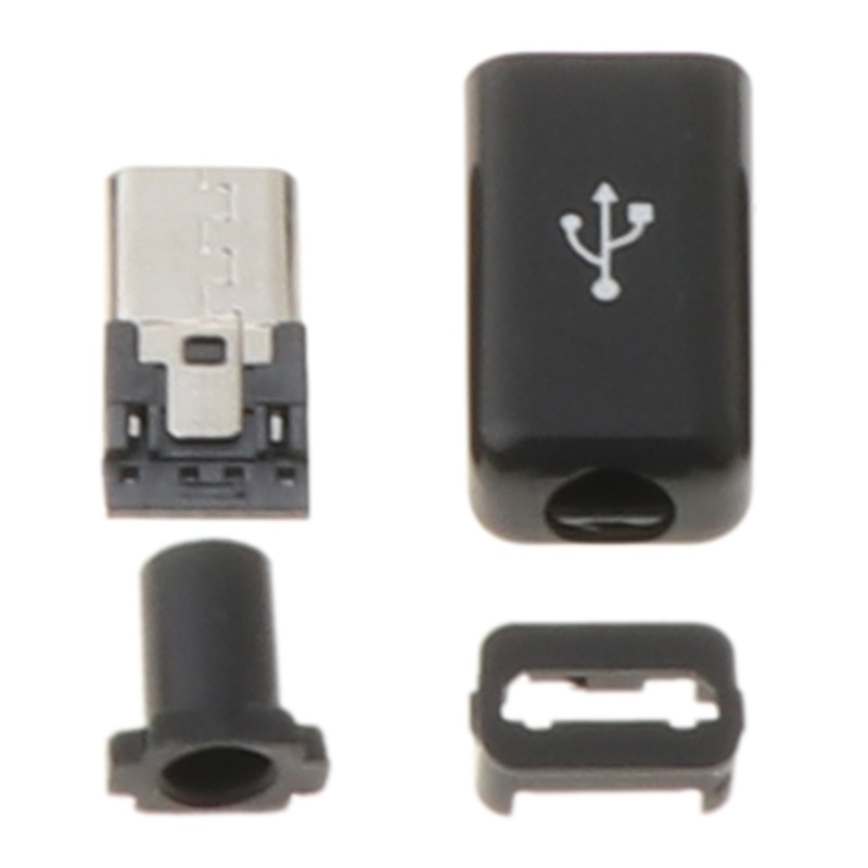 aotoo-ปลั๊กเชื่อมต่อ-micro-usb-ตัวผู้-4-pin-สําหรับฝาครอบพลาสติก-4-i-10-ชุด