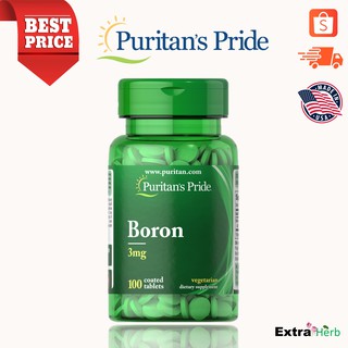 ภาพหน้าปกสินค้าบำรุงกระดูก Boron 3 mg 100 Tablets [Puritan\'s Pride] ซึ่งคุณอาจชอบสินค้านี้