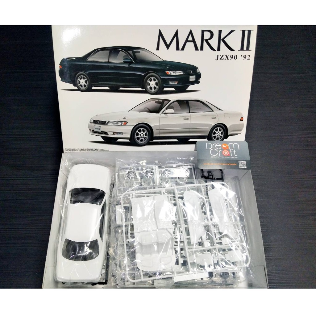 aoshima-1-24-toyota-jzx90-mark2-grande-tourer-92-โมเดลรถยนต์-model-dreamcraft