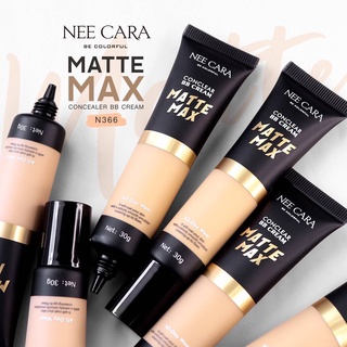 ภาพขนาดย่อของสินค้านีคาร่า บีบี เนื้อบางเบา คุมมัน พร้อม UV Protection -NEE CARA MATTE MAX CONCEALER BB CREAM N366