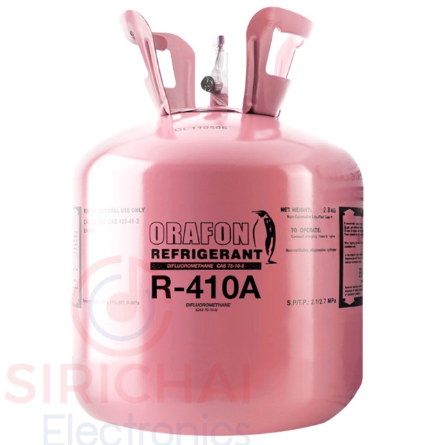 ภาพหน้าปกสินค้าน้ำยาแอร์ R-410A ยี่ห้อ ORAFON (2.8 กิโลกรัม) จากร้าน sirichai.audio บน Shopee