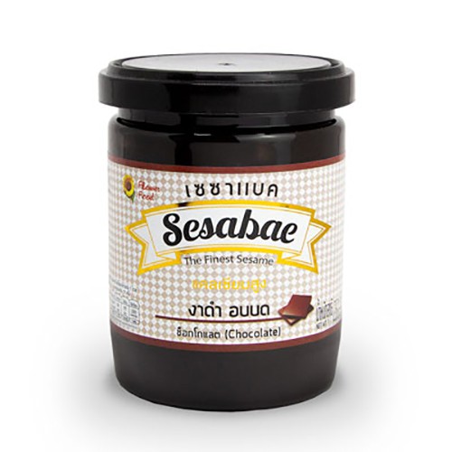 เซซาแบค-งาดำอบบด-รสช็อกโกแลต250กรัม-crushed-roasted-black-sesame-chocolate-flavour-250-g