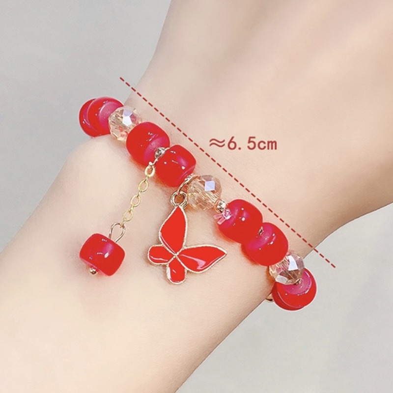 พร้อมส่ง-กำไลลูกปัด-กำไลเกาหลี-กำไลข้อมือ-สร้อยข้อมือน่ารักๆ