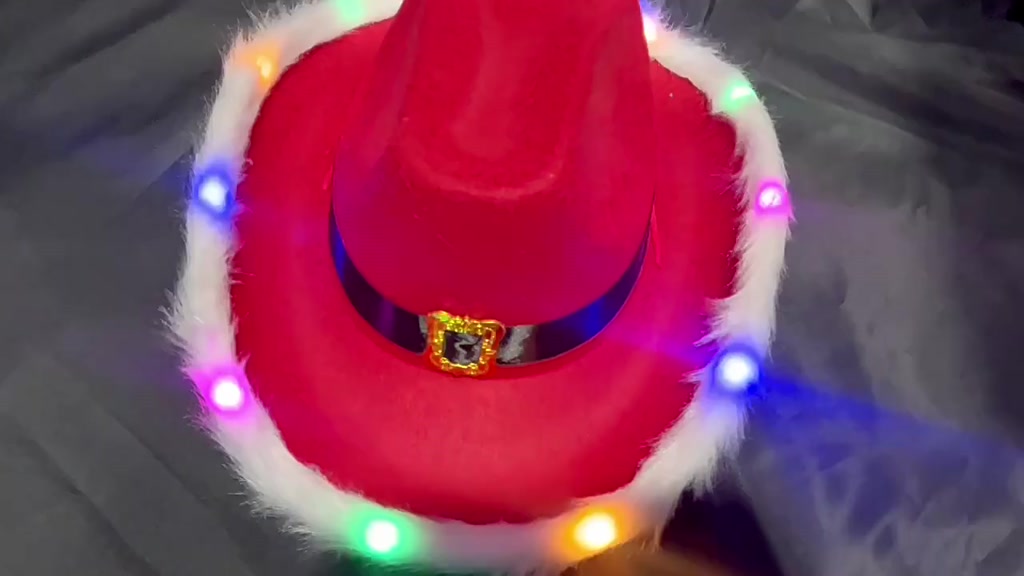 red-santa-claus-หมวกคาวบอยคริสต์มาส-led-light-luminous-jazz-hat-xmas-new-year-party-decor-fairytale