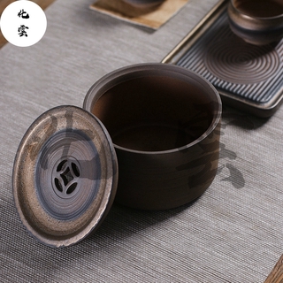 Stoneware Gilt Gold Jianshui [Huayun] ถ้วยชาเซรามิค ทองแดง สไตล์ญี่ปุ่น สําหรับใส่เครื่องปั้นดินเผา ชา