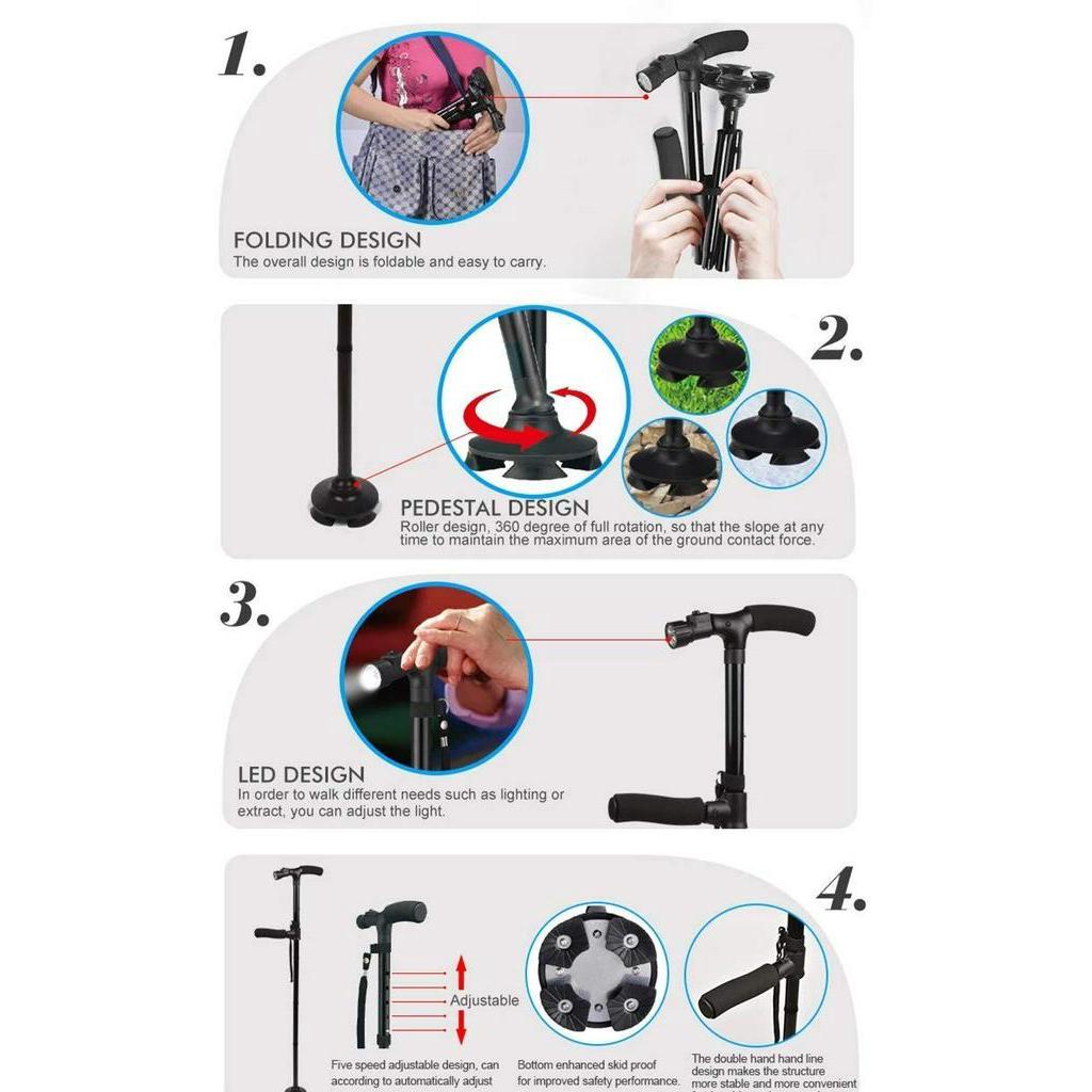 ไม้เท้าพยุงตัว-ไม้เท้า-ไม้เท้าคนแก่-ปลอดภัย-มีไฟ-led-twin-grip-cane-ไม้เท้าพับเก็บได้-led-พยุงตัว-ไม้ค้ำ-ที่พยุง