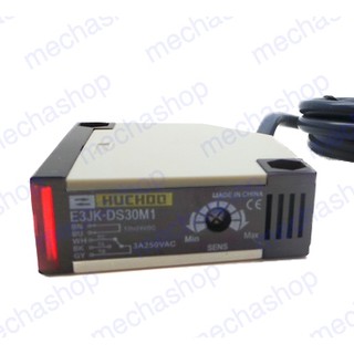 โฟโต้อิเล็กทริคเซนเซอร์ เซนเซอร์ โฟโต้เซนเซอร์ Diffuse photoelectric sensor E3JK-DS30M1 แรงดัน 12-24Vdc (แถม Bracket)