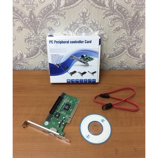 3 พอร์ต SATA + 1 IDE PCI Controller RAID Card Adapter w/SATA