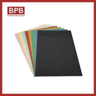 กระดาษการ์ดสี A4 รวม 8 สี - BPB-SP-MIX8 ความหนา 180 แกรม บรรจุ 80 แผ่นต่อห่อ แบรนด์เรนโบ