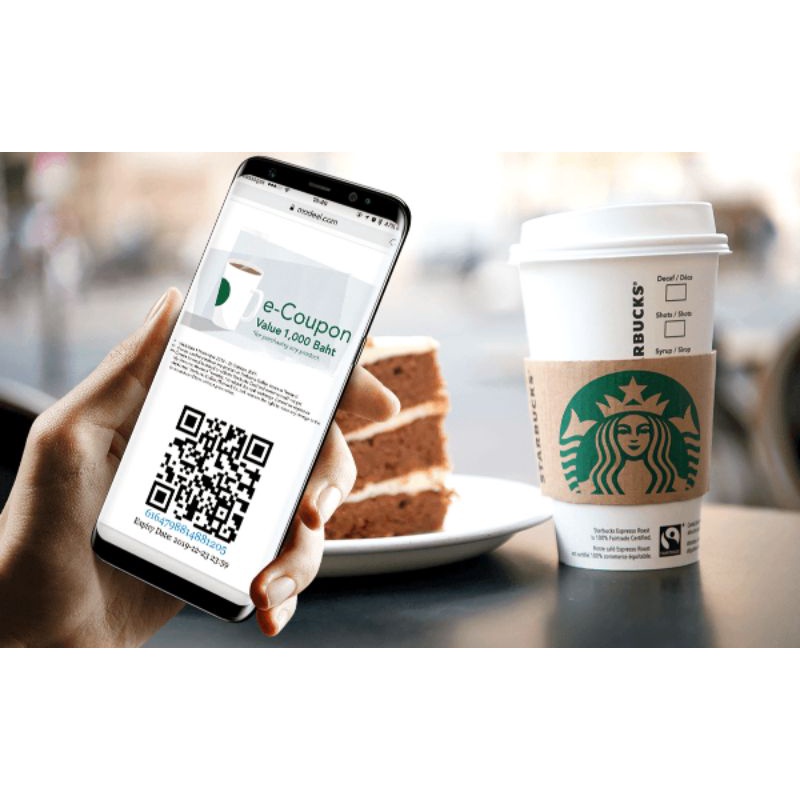 ภาพหน้าปกสินค้าStarbucks Vouchers คูปองแทนเงินสด (Starbucks QR Code) ลด 10% จากร้าน pattamas010422 บน Shopee