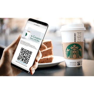 ภาพขนาดย่อของภาพหน้าปกสินค้าStarbucks Vouchers คูปองแทนเงินสด (Starbucks QR Code) ลด 10% จากร้าน pattamas010422 บน Shopee